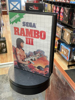 Rambo III 1361 (SEGA Master System SMS, Video Games) **COMPLETE**