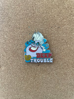 Deep Trouble Ursula (Walt Disney World, Pin Traders) - Bitz & Buttons