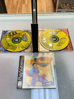 Rival Schools 2 Disc (PlayStation, Video Game) Tested Working