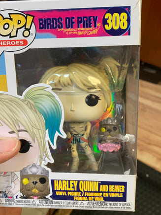 Harley Quinn and Beaver #308 (Funko Pop, DC Comics) - Bitz & Buttons