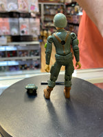 Infantry Trooper Grunt Straight v1 with File Card (Vintage GiJoe, Hasbro) **COMPLETE** - Bitz & Buttons