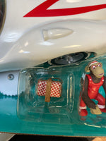 Mach 5 Playset with Spindle Chim Chim (Vintage Speed Racer, Resaurus) NEW - Bitz & Buttons