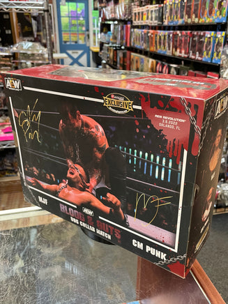 Blood & Guts: CM Punk & MJF  (AEW Unmatched Collection, Jazwares) **SEALED** - Bitz & Buttons