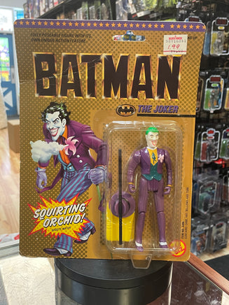 The Joker with Squirting Orchid 0056 (Vintage Batman, Toybiz) **SEALED** - Bitz & Buttons