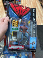 Web Swinging Spider-Man With Lamp Post Series 2 (Vintage Spider-Man, Toy Biz) SEALED