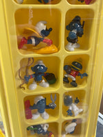 Smurf Collectors Center Display with 75+ Figures  (Vintage PEYO, Schleich) - Bitz & Buttons