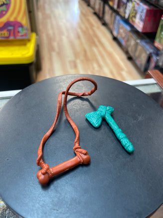 Mike & Silly Stegosaurus (Vintage TMNT Ninja Turtles, Playmates) **LOOSE** - Bitz & Buttons