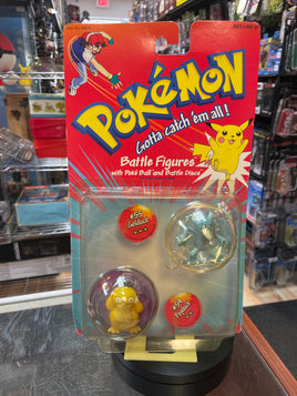 Psyduck Gold Duck Battle figures (Vintage Pokémon, Hasbro) - Bitz & Buttons