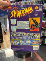 Black Costume Spider-Man (Vintage Marvel Superheroes, Toy Biz) SEALED - Bitz & Buttons