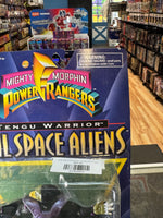 Tengu Warrior Space Alien (Vintage MMPR Power Rangers, Bandai) SEALED - Bitz & Buttons