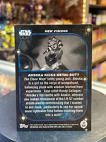 Ahsoka Kicks Metal Butt 33/638 (Topps Star Wars, New Visions)