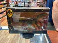 Velociraptor Brown (Jurassic Park Amber Collection, Mattel) **SEALED**