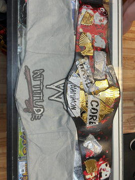 Hardcore Championship Belt with Bag (Vintage WWF, Figures Toy Company)