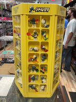 Smurf Collectors Center Display with 75+ Figures  (Vintage PEYO, Schleich) - Bitz & Buttons