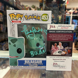 Bulbasaur signed by Tara Sands
 (Funko, Pokémon) *JSA*