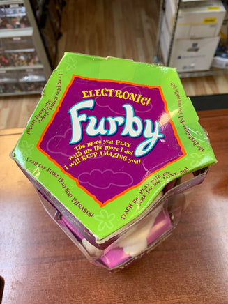 Snowball Furby Brown Eyes 8375 (Vintage Furby, Tiger Electronics) OPEN BOX - Bitz & Buttons