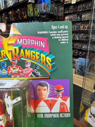 Auto Morphin Red Ranger Jason (Vintage MMPR Power Rangers, Bandai) SEALED - Bitz & Buttons