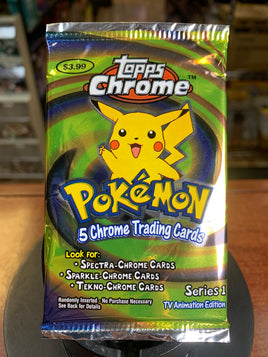 Topps Chrome Pokemon Series 1 TV Edition (Pokemon, Wizard) SEALED