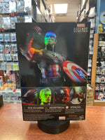 Captain America -Deluxe 12"- (Marvel Legends, Hasbro) **COMPLETE**