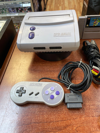 SNES JR Console with Super Mario World (SNES Super Nintendo, Vintage Video Games) **COMPLETE/TESTED** - Bitz & Buttons
