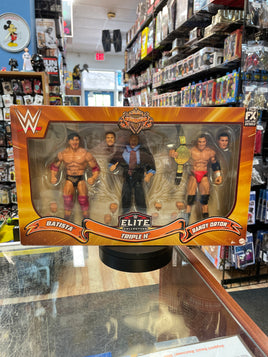 Batista, Triple H, & Randy orton (Mattel, WWE Elite) **COMPLETE**