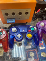 Orange Spice Gamecube with 3 Controllers (Nintendo, Vintage Video Games) **TESTED/COMPLETE** - Bitz & Buttons