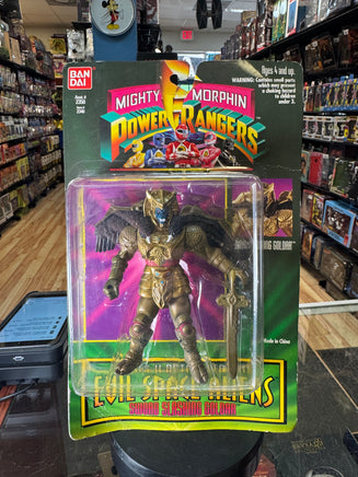 Slashing Goldar Space Alien (Vintage MMPR Power Rangers, Bandai) SEALED - Bitz & Buttons