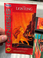 Lion King with Poster & Manual (Sega Genesis, Vintage Video Games)