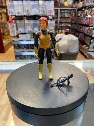 Scarlett Straight v1 with File Card (Vintage GiJoe, Hasbro) **COMPLETE** - Bitz & Buttons