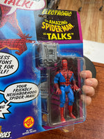 Talking Spider-Man (Vintage Marvel Superheroes, Toy Biz) SEALED