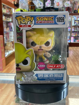 Flocked Super Sonic with Emeralds #1059  (Funko Pop, Sonic the Hedgehog)