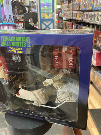 Keno W/ Scooter Signed by Ernie Reyes (NECA, TMNT Ninja Turtles) SEALED - Bitz & Buttons