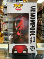 Venompool with Phone #302 (Funko Pop, Marvel)  EXCLUSIVE - Bitz & Buttons