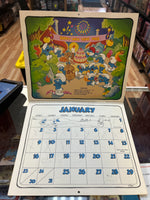 16 Month Calender -1982/1983- (Vintage Smurfs, Schleich Peyo)