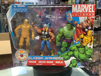 Classic Avengers Thor Ironman Hulk (Marvel Universe Comic Packs, Hasbro)