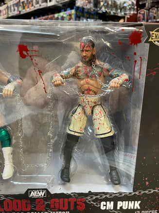 Blood & Guts: CM Punk & MJF  (AEW Unmatched Collection, Jazwares) **SEALED** - Bitz & Buttons