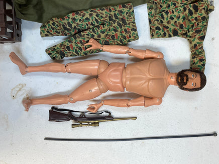 Adventure Team White Tiger Hunt (Vintage 12” GI Joe, Hasbro) **Original** - Bitz & Buttons