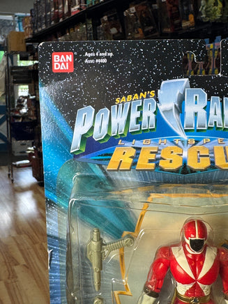 Lightspeed Rescue Red Ranger (Vintage MMPR Power Rangers, Bandai) SEALED - Bitz & Buttons