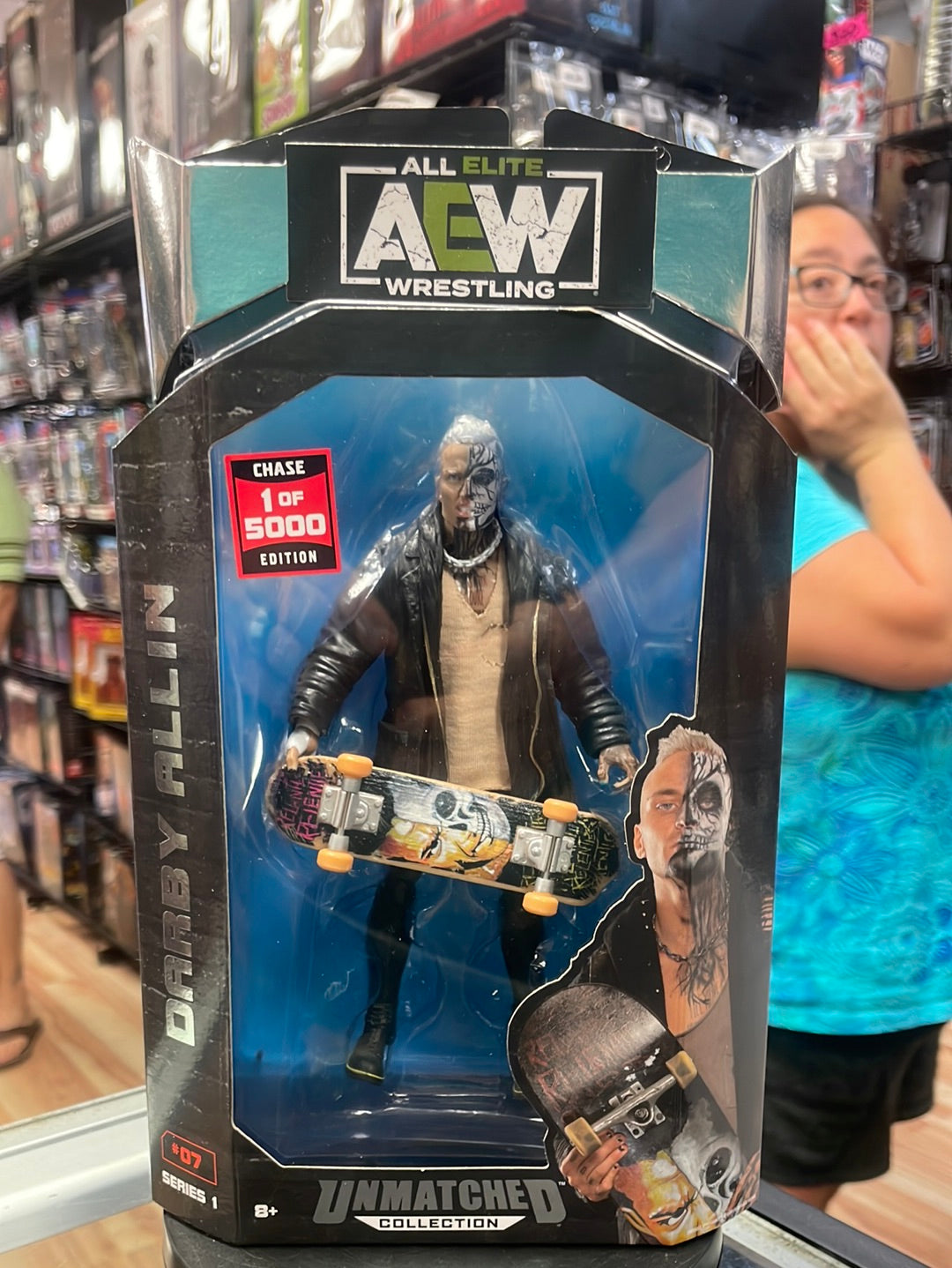 Darby Allin discount Chase AEW Figure 1 of 5000 Jazwares