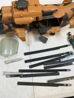 Tomahawk Helicopter with Lift Ticket -no mic- (Vintage GI Joe, Hasbro) COMPLETE