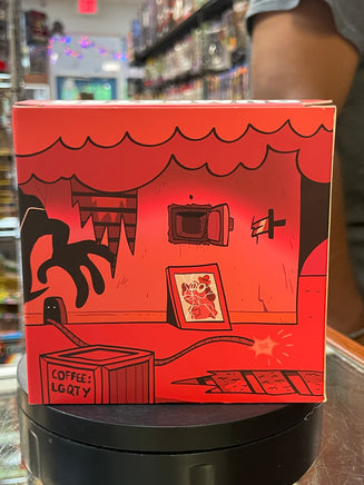 This is Fine Red GITD (Dumpster Fire, 100% Soft) NEW - Bitz & Buttons