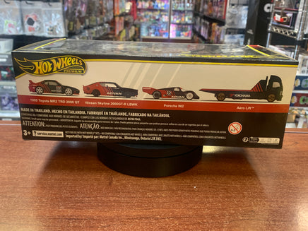 Aero Lift Porsche with Skyline 2000GTR (Hot Wheels Premium Real Rider, Mattel) SEALED - Bitz & Buttons