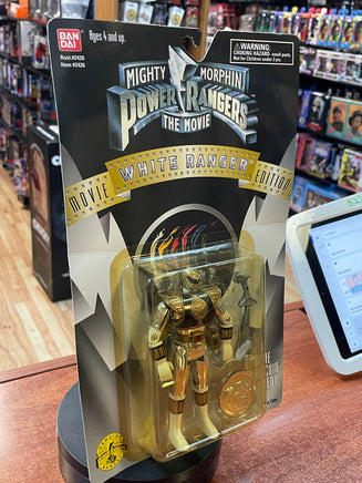 Auto Morphin Metallic White Ranger (Vintage MMPR Power Rangers, Bandai) **SEALED** - Bitz & Buttons