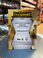 Undertaker Marks of Champions Auto -Orange Refractor 08/25- (WWE, Topps Chrome)