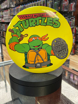 Michaelangelo Jumbo Pin (Vintage TMNT Ninja Turtle, Playmates) - Bitz & Buttons