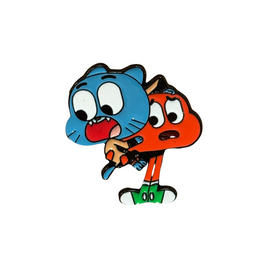 Darwin & Gumball Pin (Cartoon, Amazing World of Gumball)