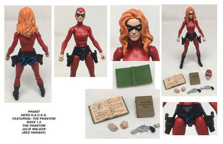 Julie Walker 1/18th Scale  (Phantom Hero Hacks, Boss Fight Studio) - Bitz & Buttons