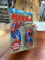 Spider-Man Web Suction Hands (Vintage Marvel Superheroes, Toy Biz) SEALED