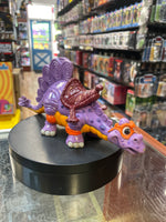 Mike & Silly Stegosaurus (Vintage TMNT Ninja Turtles, Playmates) **LOOSE** - Bitz & Buttons