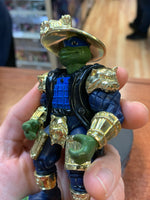 Gold Shogun Leonardo (Vintage TMNT Ninja Turtles, Playmates) **LOOSE** - Bitz & Buttons